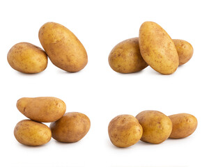 Potato isolated on white background