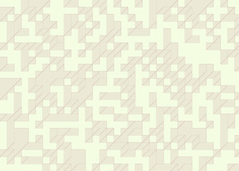 Implementation of Edward Zajec’s “Il Cubo” from 1971. Essentially a Truchet tile set of 8 tiles and rules for placement art illustration