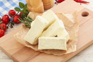 Natural organic Greek Feta cheese
