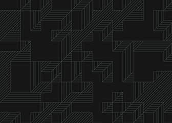 Implementation of Edward Zajec’s “Il Cubo” from 1971. Essentially a Truchet tile set of 8 tiles and rules for placement art illustration