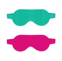 Sleeping eye mask. vector illustration