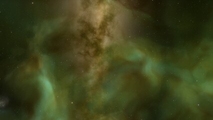 Space nebula, for use with projects on science, research, and education. Illustration