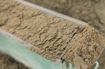 Bloques hechos con arena