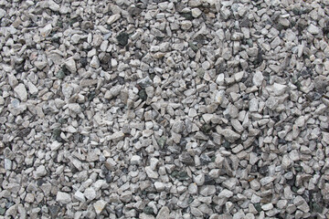 Crushed  stone texured or background.