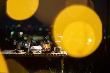 キャンプとランタン