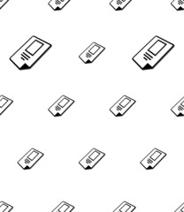 Sheet Icon Seamless Pattern Y_2108001