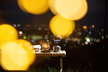 キャンプとランタン