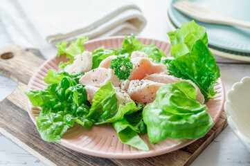 鶏のささみサラダ