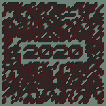 2020 Implementation of Edward Zajec &ldquo;Il Cubo&rdquo; from 1971. Essentially a Truchet tile set of 8 tiles and rules for placement art illustration