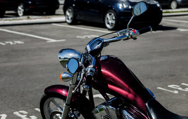 photo of classic motorcycle