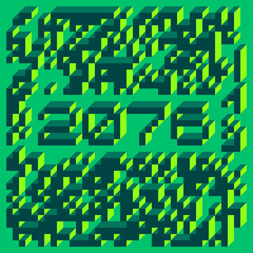 2076 Implementation of Edward Zajec &ldquo;Il Cubo&rdquo; from 1971. Essentially a Truchet tile set of 8 tiles and rules for placement art illustration
