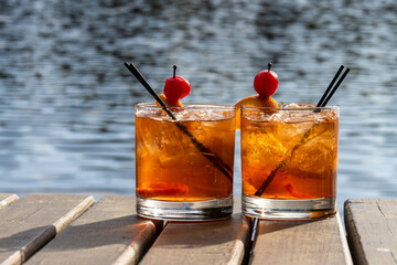 brandy old fashioned cocktail