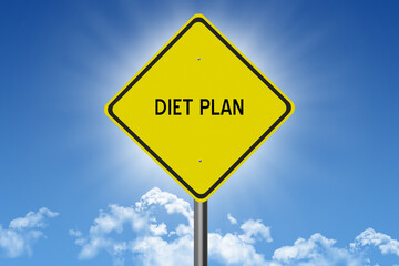 sign on blue sky background with sun and clouds and inspirational text