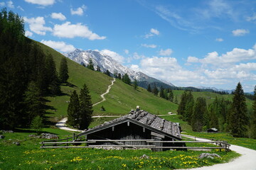 Fototapeta na wymiar Königsbachalm Berchtesgadener Land