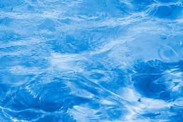 surface of blue swimming pool,
background of water in swimming pool.