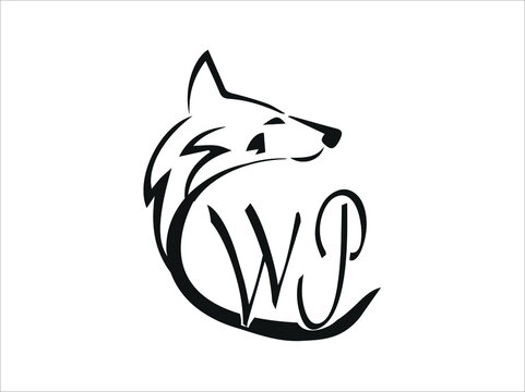 weasel wolf logo design template inspiration, vector illustration

images