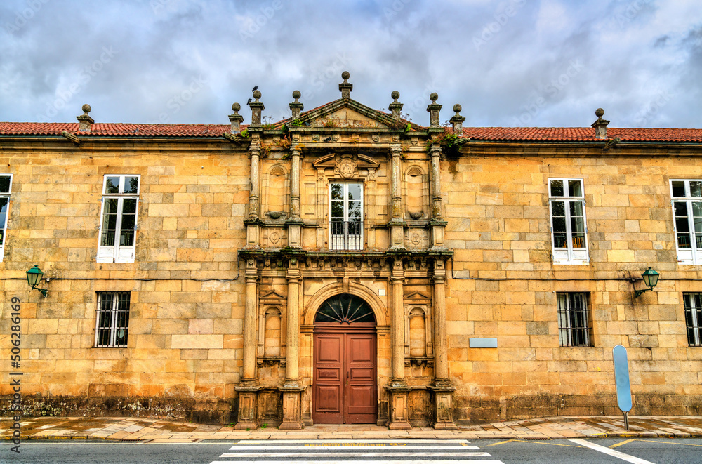 Canvas Prints traditional architecture of santiago de compostela. unesco world heritage in galicia, spain