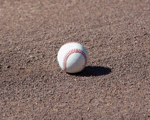 baseball on the field