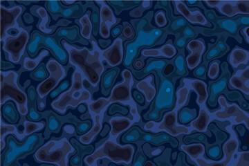 Abstract Blue Oil Painted Texture Perfect For Background