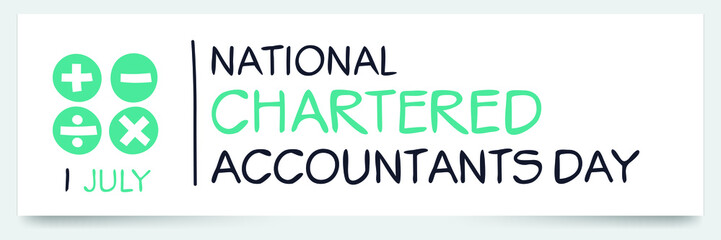 National Chartered Accountants Day, held on 1 July.