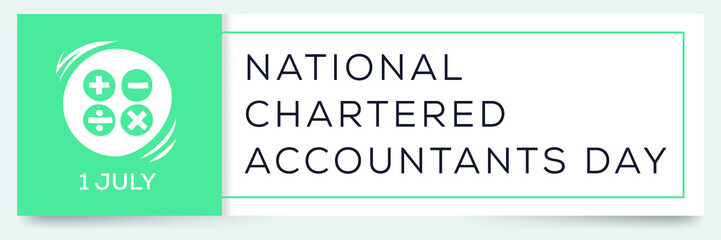 National Chartered Accountants Day, held on 1 July.