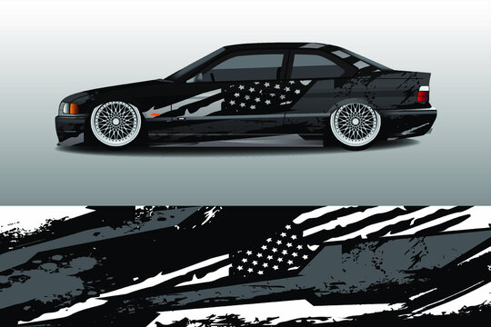 Racing Car Livery Sticker Design