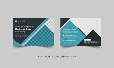 Corporate Professional Business Postcard Design, Corporate postcard template design. Event Card Design, Direct Mail EDDM Template, Invitation Design, Print Ready Corporate Professional Business
