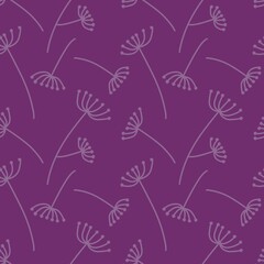 Floral seamless leaves branches pattern for fabrics and packaging and gifts and linens and kids and wrapping paper