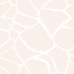 Seamless pattern with stone wall texture. Hand drawn vector illustration. Flat colors, easy to recolor.