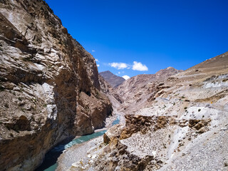 river in the mountains
