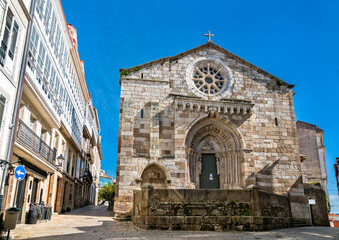 Igrexa de Santiago, a church in A Coruna - Galicia, Spain