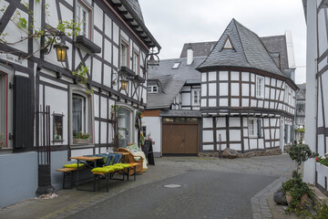 Gasse in Unkel, Rheinland-Pfalz