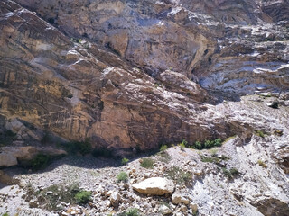 A landscape in the mountains