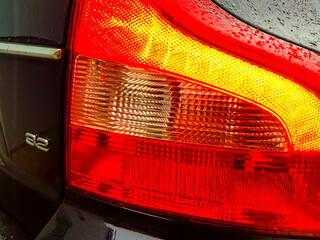 Volvo S80 detail, lamp - obrazy, fototapety, plakaty