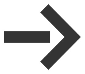 Move right vector illustration. Flat illustration iconic design of move right, isolated on a white background.