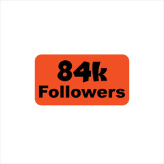 84k followers Orange vector, icon, stamp, logo illustration