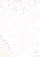 Terrazzo modern abstract template. Pink texture