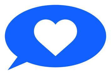 Love status vector illustration. Flat illustration iconic design of love status, isolated on a white background.