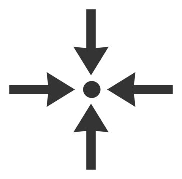 Meeting point vector illustration. Flat illustration iconic design of meeting point, isolated on a white background.