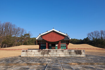 Fototapeta na wymiar Yungneung and Geolleung Royal Tombs is the tomb of the king of the Joseon Dynasty. 