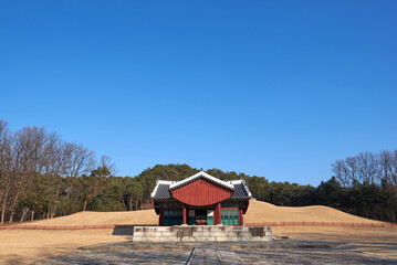 Fototapeta na wymiar Yungneung and Geolleung Royal Tombs is the tomb of the king of the Joseon Dynasty. 