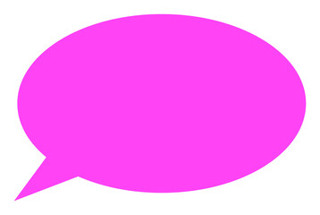 Talk message vector illustration. Flat illustration iconic design of talk message, isolated on a white background.