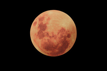 Image captured for the lunar eclipse in Chile