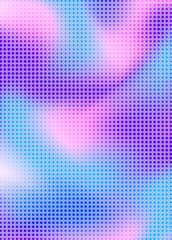 Obraz premium Minimalistic cover design. Colorful gradients halftone style. Set modern blurry background. Vector Eps10.