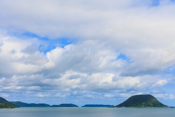 唐津シーサイドホテルから撮影した唐津湾