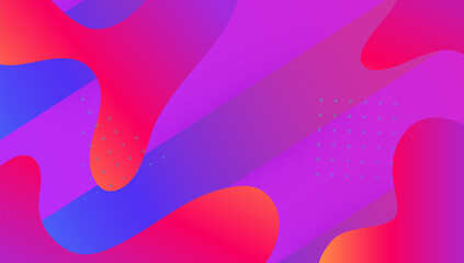 Minimal Background. Wave Liquid Shape. Pink Hipster Poster. Futuristic Pattern. Vibrant Page. Rainbow Flyer. Cool Landing Page. Creative Presentation. Lilac Minimal Background