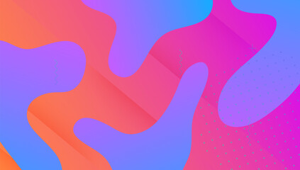 Dynamic Banner. Fluid Screen. Technology Brochure. Color Landing Page. Cool Geometric Cover. Pink Plastic Flyer. Liquid Poster. Trendy Paper. Magenta Dynamic Banner