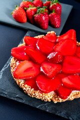 Torta de morango / Strawberry pei