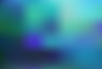 Light BLUE vector blurred shine abstract template.