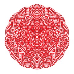 MANDALA ROJO VIVO